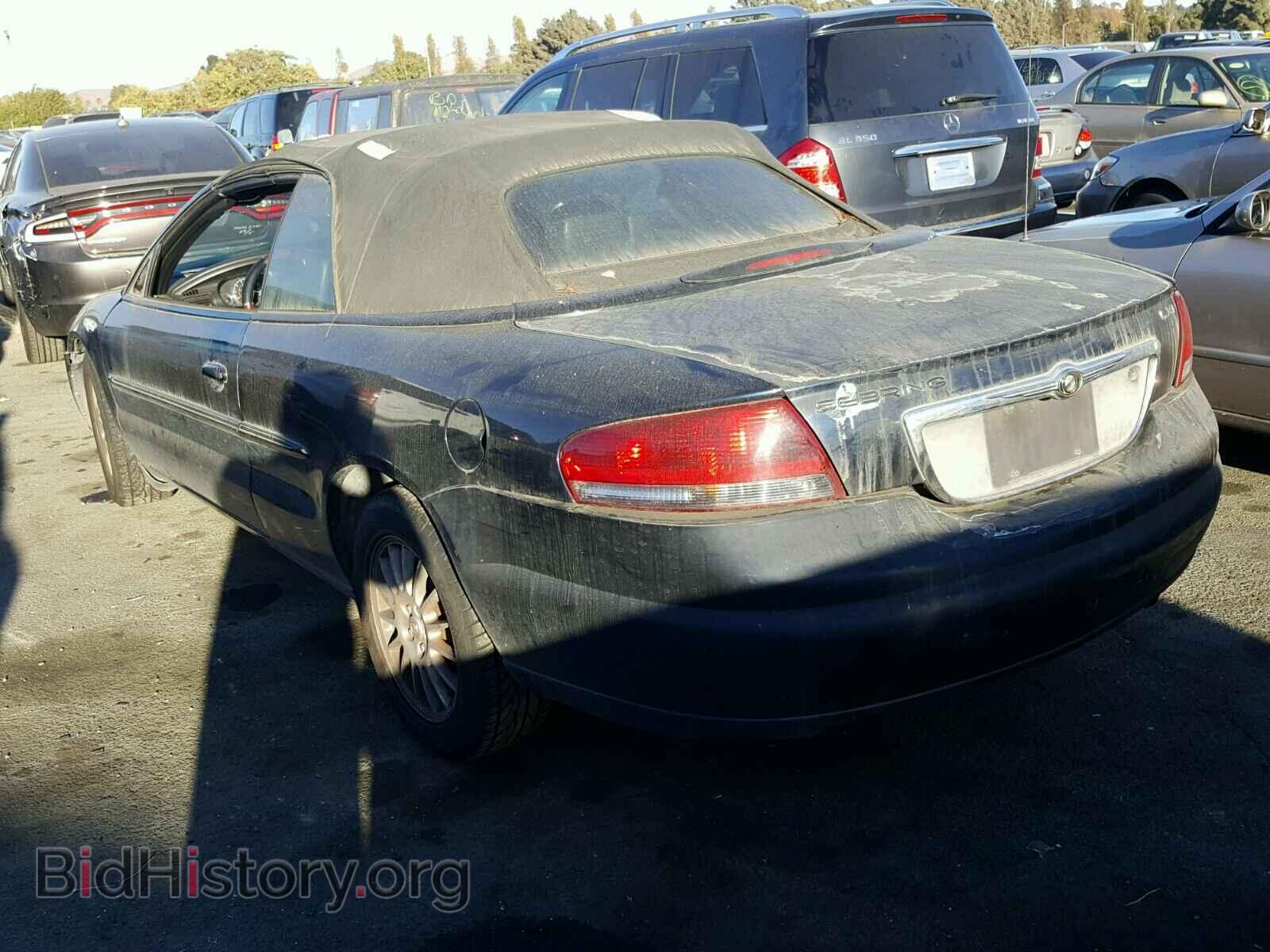 2004 CHRYSLER SEBRING - VIN: 1C3EL55R44N120110 - Фото 3