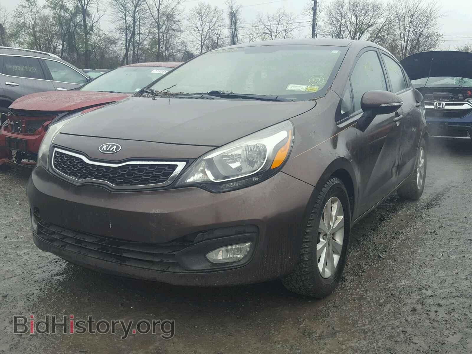 2012 KIA RIO - VIN: KNADN4A30C6093121 - Фото 2