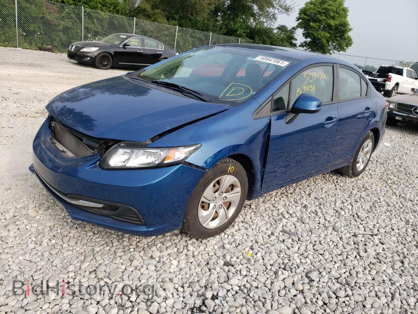 2013 HONDA CIVIC - VIN: 19XFB2F54DE093704 - Фото 2