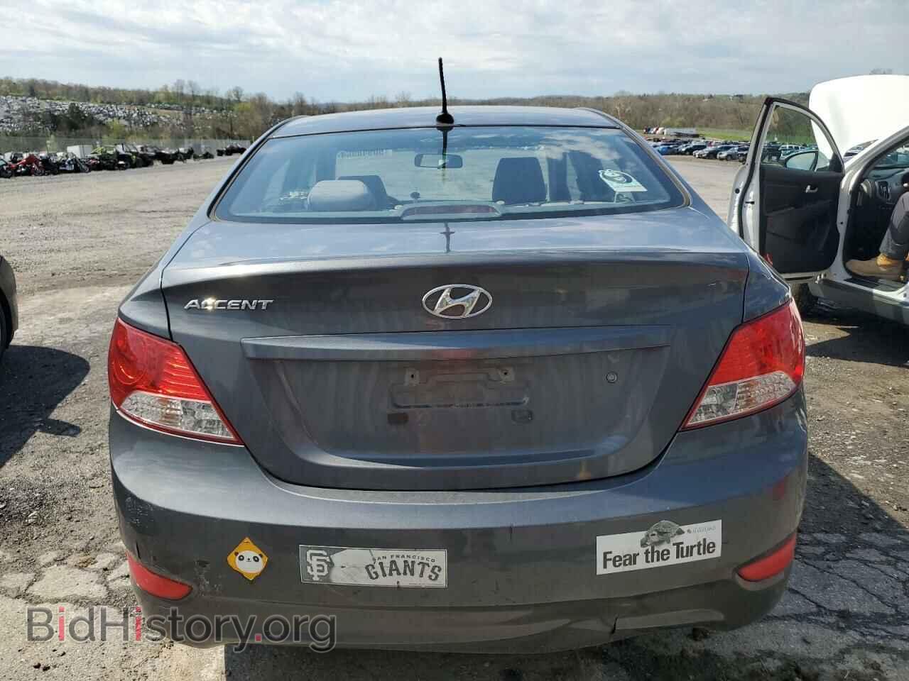 2012 HYUNDAI ACCENT - VIN: KMHCU4AE6CU161903 - Фото 6