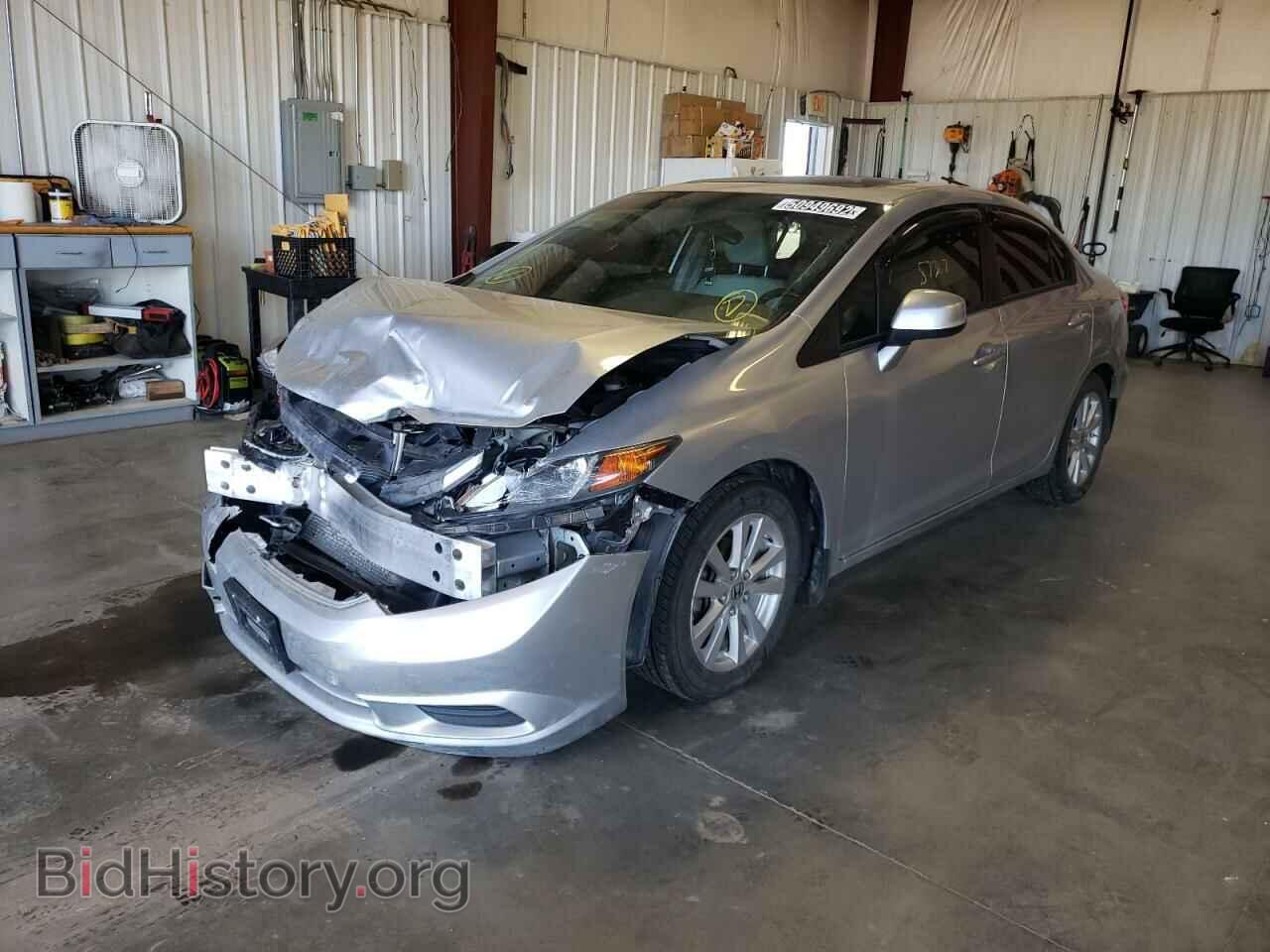 2012 HONDA CIVIC - VIN: 2HGFB2F81CH604249 - Фото 2