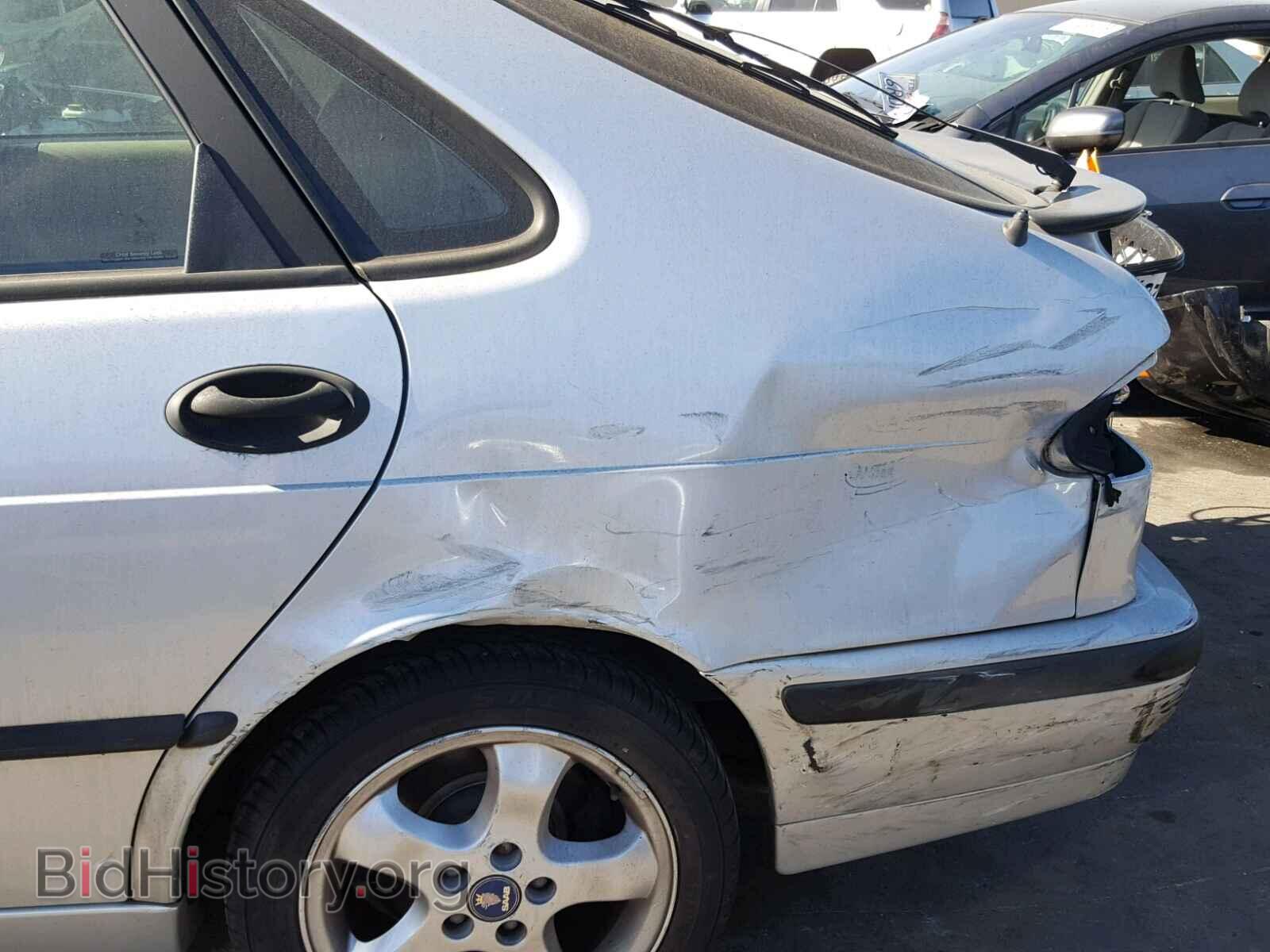 2001 SAAB 9 3 - VIN: YS3DF58K012020296 - Фото 9