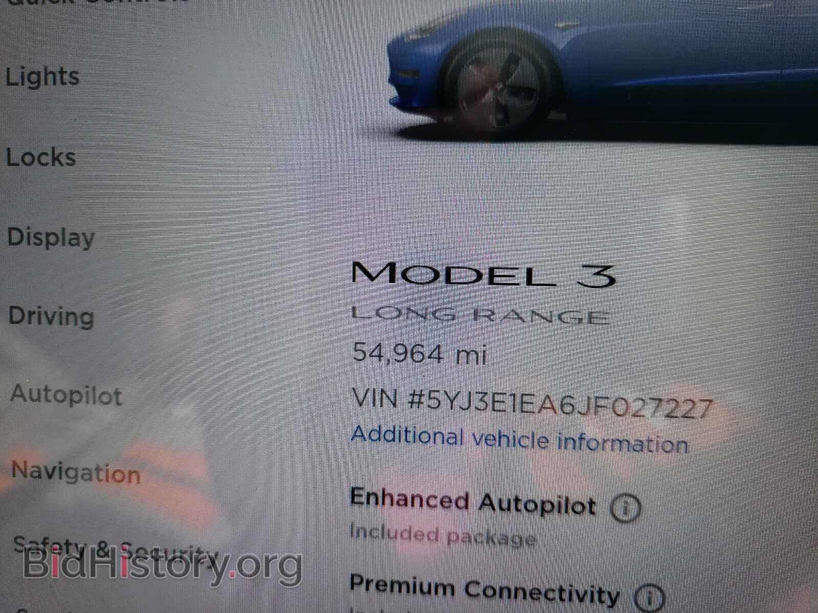 2018 TESLA MODEL 3 - VIN: 5YJ3E1EA6JF027227 - Photo 8