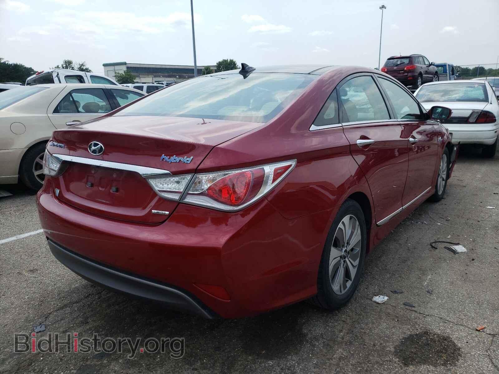 2014 HYUNDAI SONATA - VIN: KMHEC4A44EA112044 - Фото 4
