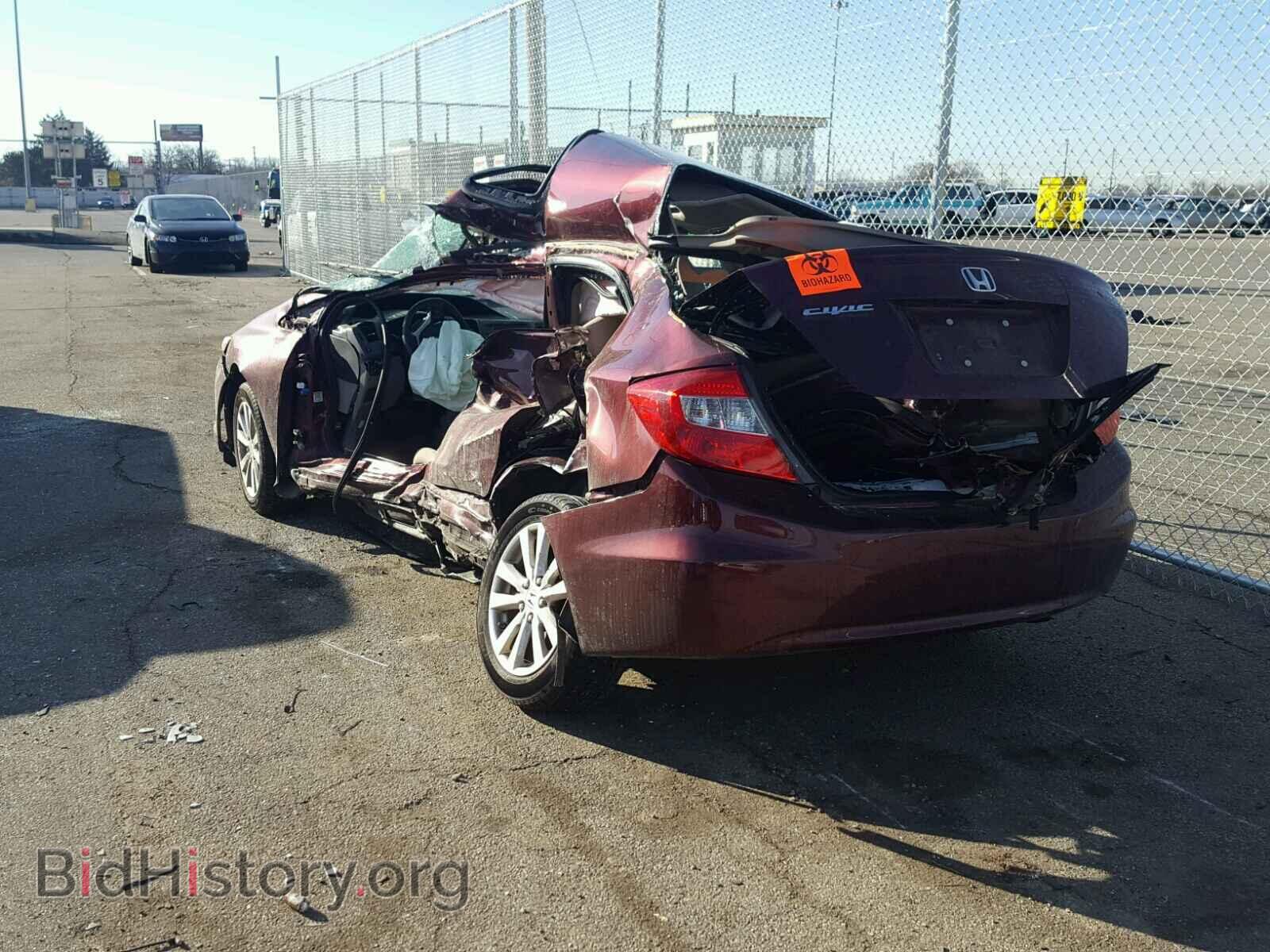 2012 HONDA CIVIC - VIN: 2HGFB2F86CH608507 - Фото 3