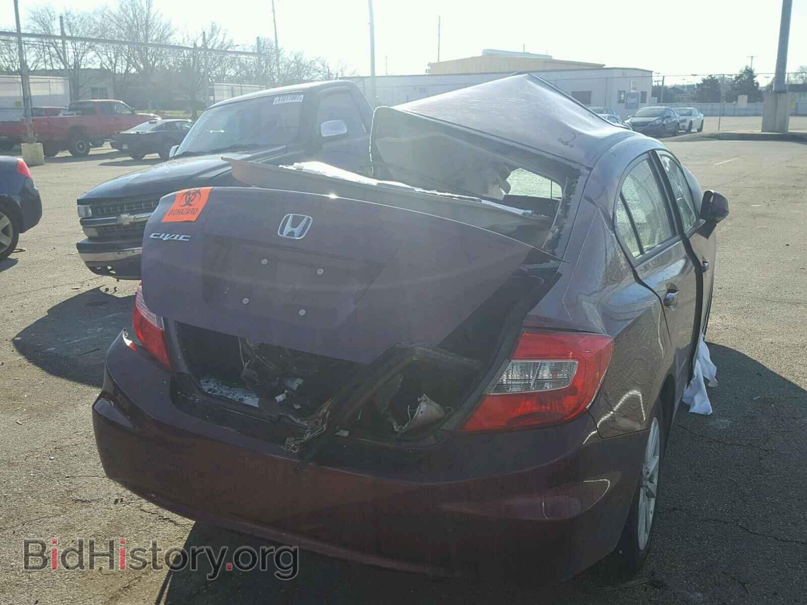 2012 HONDA CIVIC - VIN: 2HGFB2F86CH608507 - Фото 4