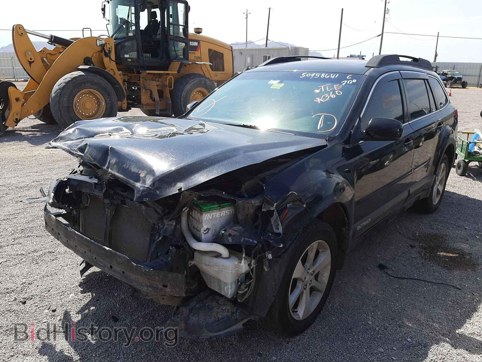 2014 SUBARU OUTBACK - VIN: 4S4BRBLC2E3219477 - Фото 2
