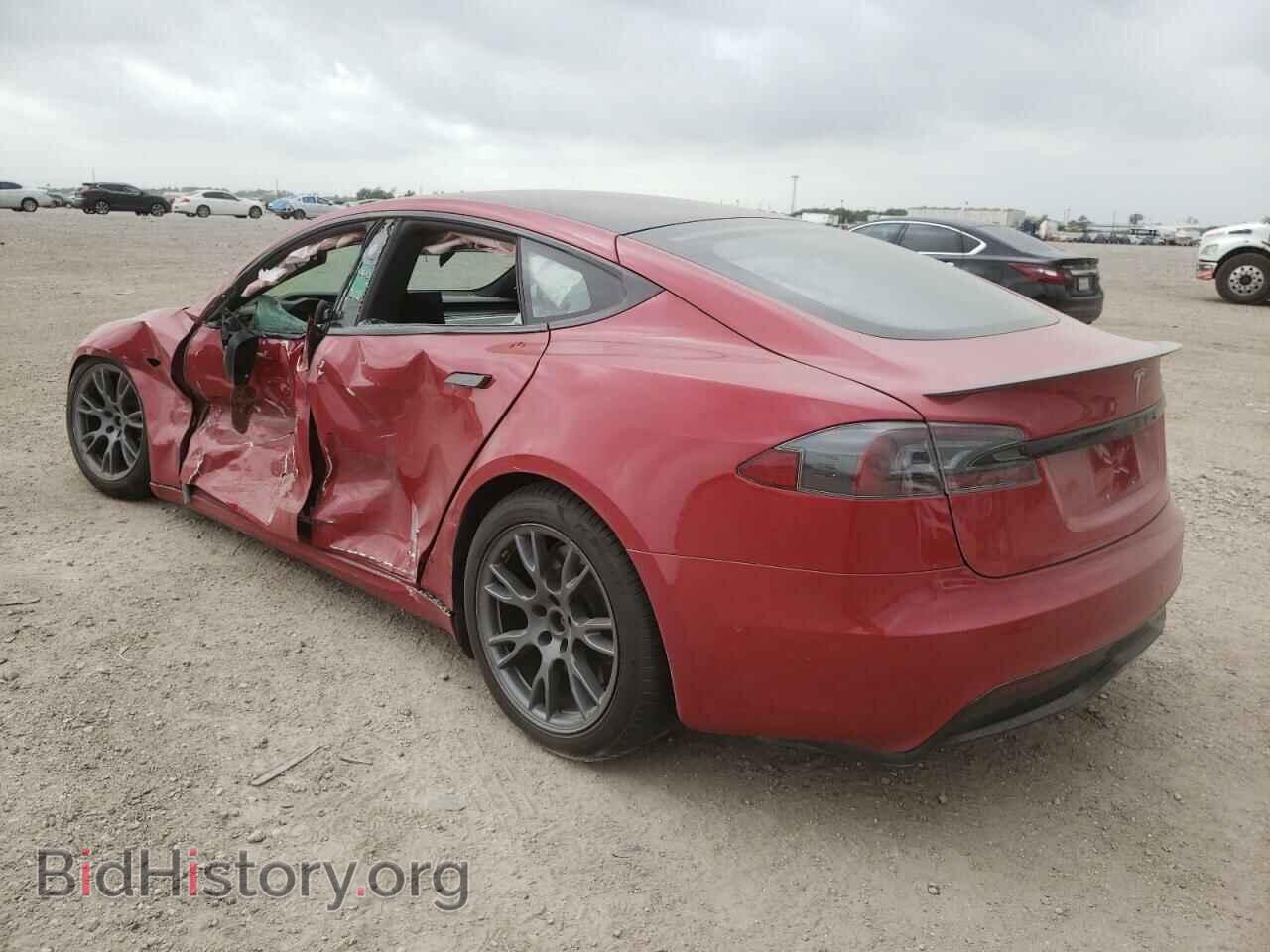2021 TESLA MODEL S - VIN: 5YJSA1E62MF454931 - Фото 2