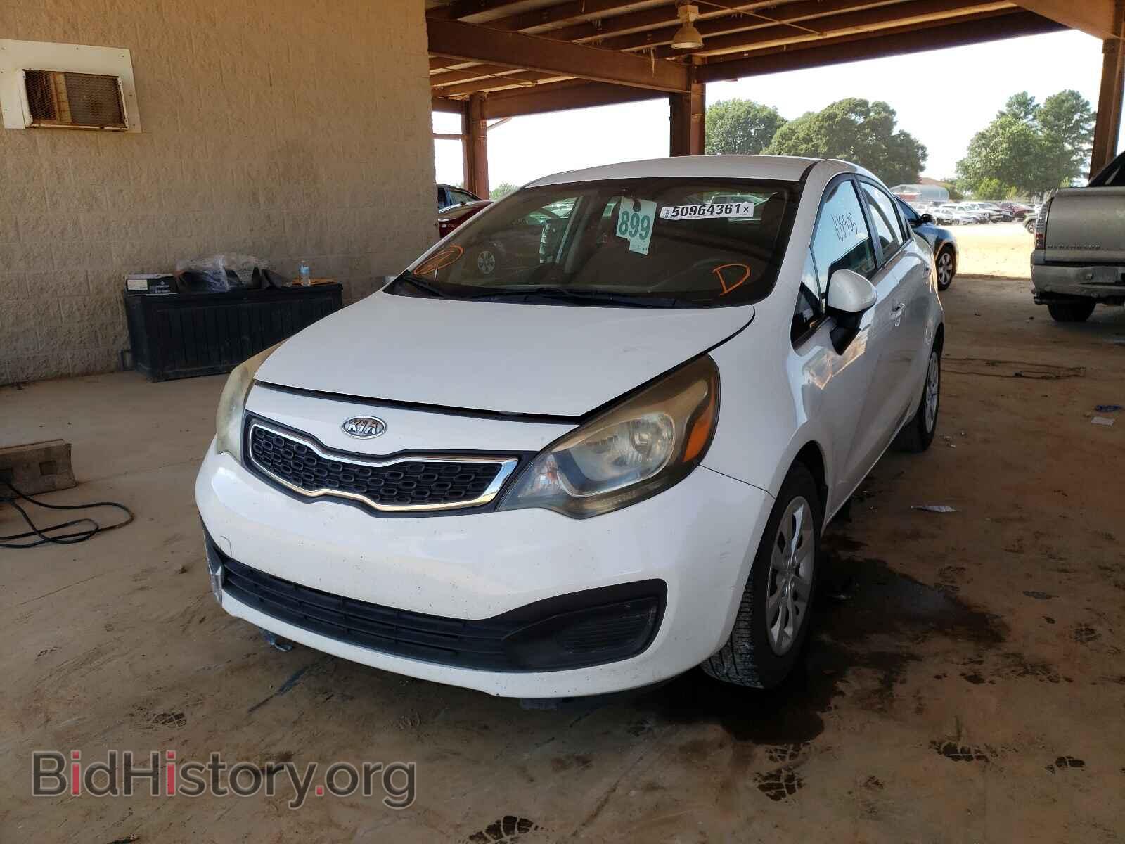 2013 KIA RIO - VIN: KNADN4A37D6114077 - Фото 2