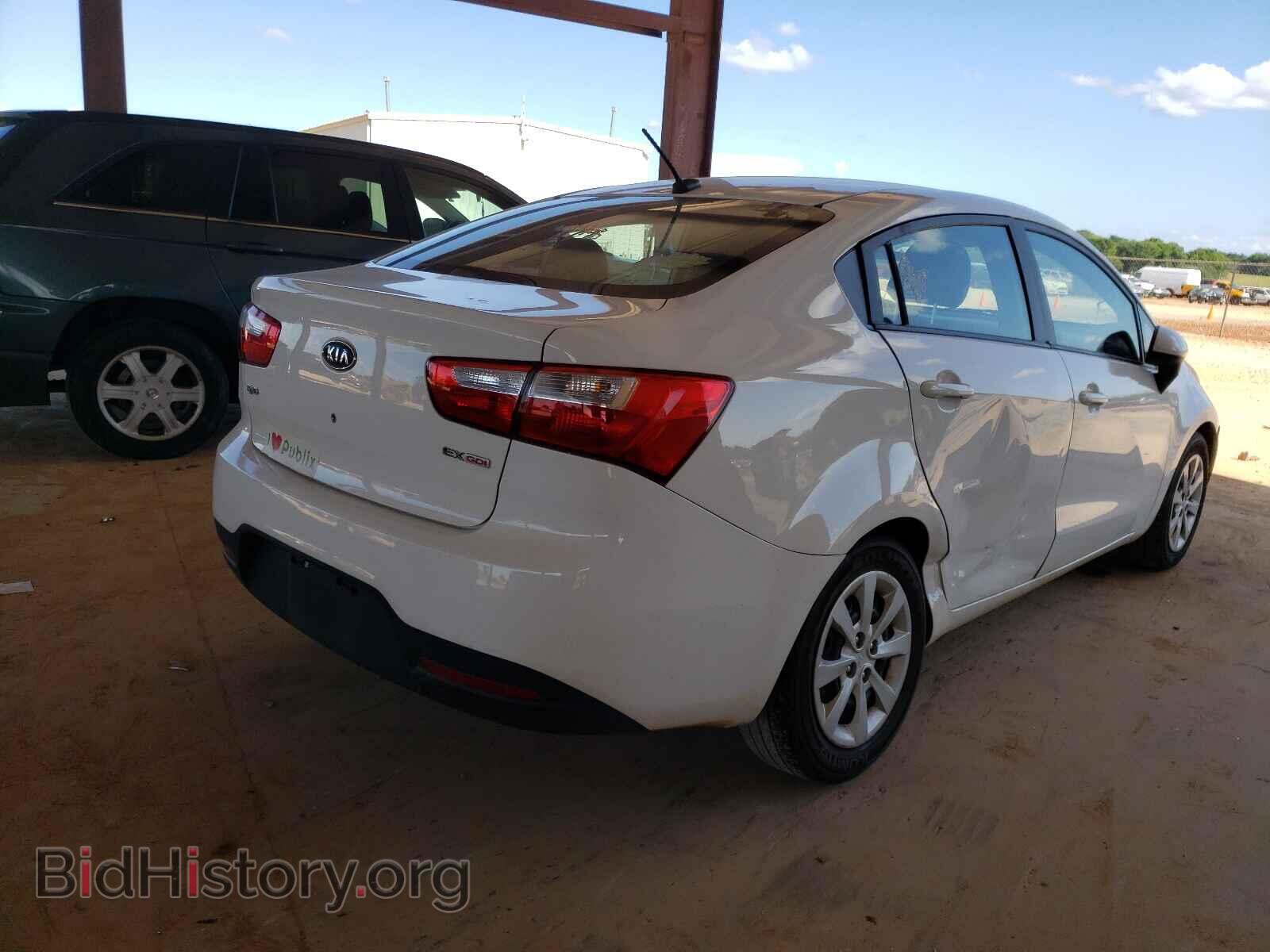 2013 KIA RIO - VIN: KNADN4A37D6114077 - Фото 4