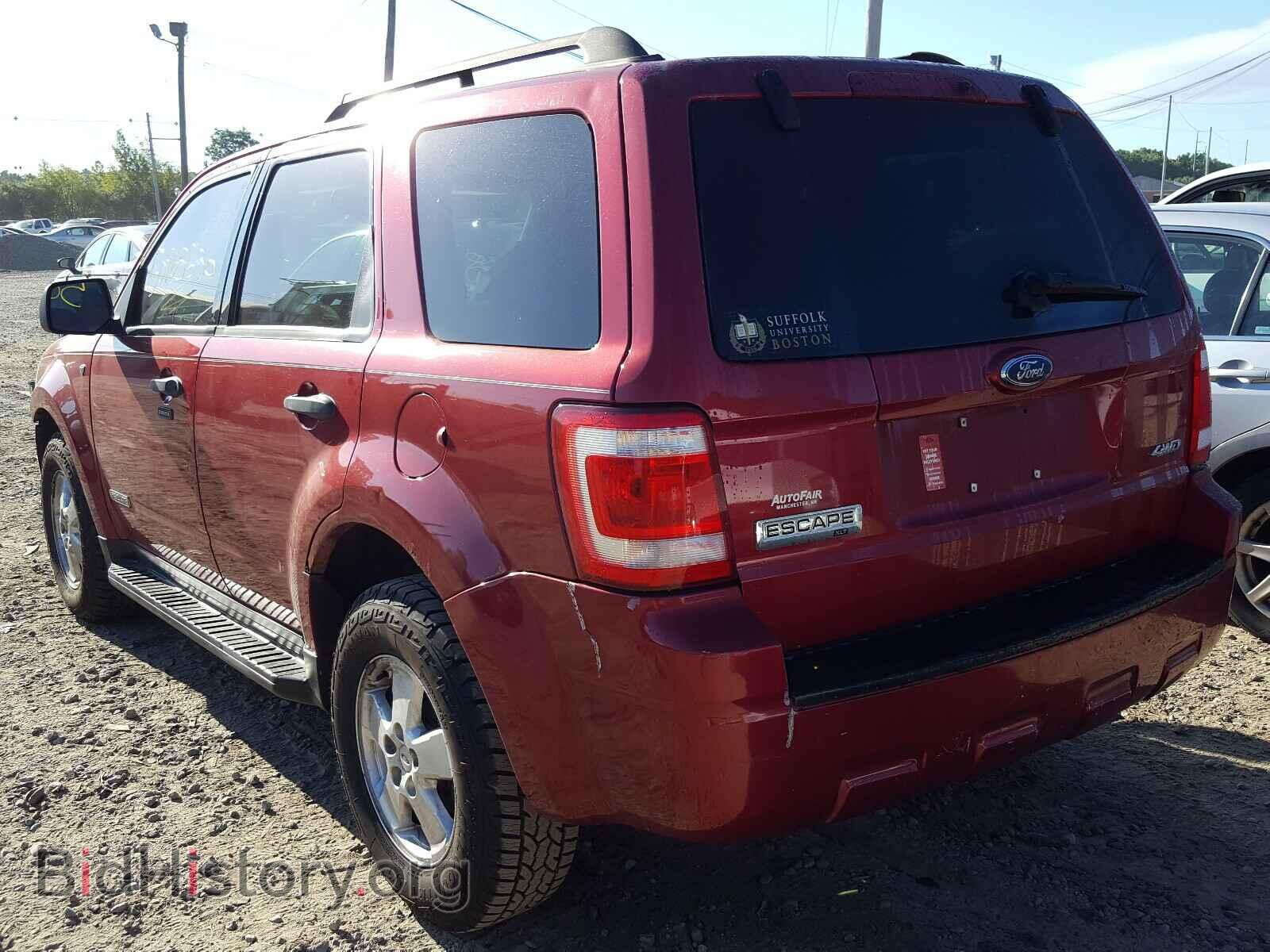 2008 FORD ESCAPE - VIN: 1FMCU93128KA03732 - Фото 3