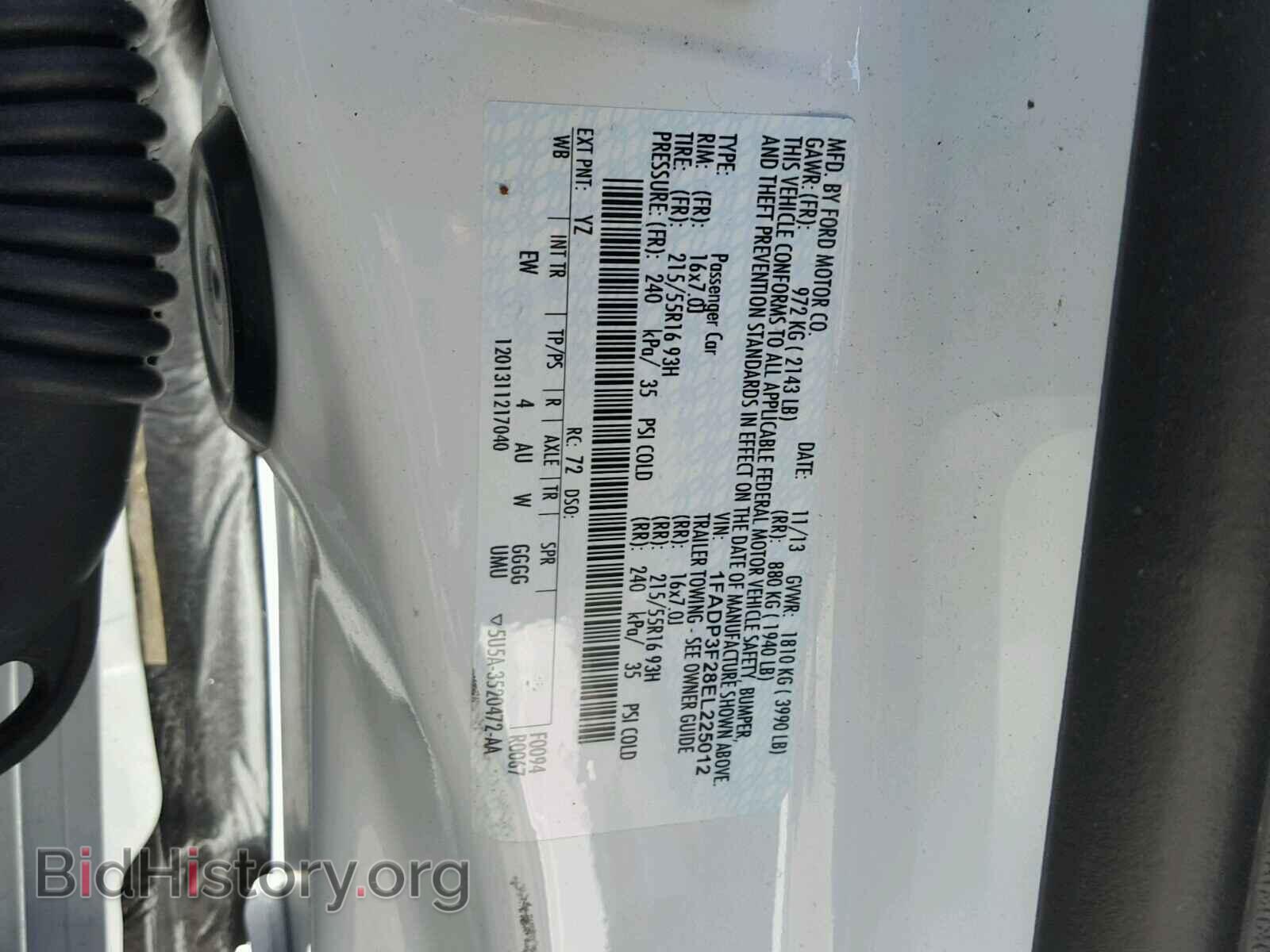 2014 FORD FOCUS - VIN: 1FADP3F28EL225012 - Photo 10