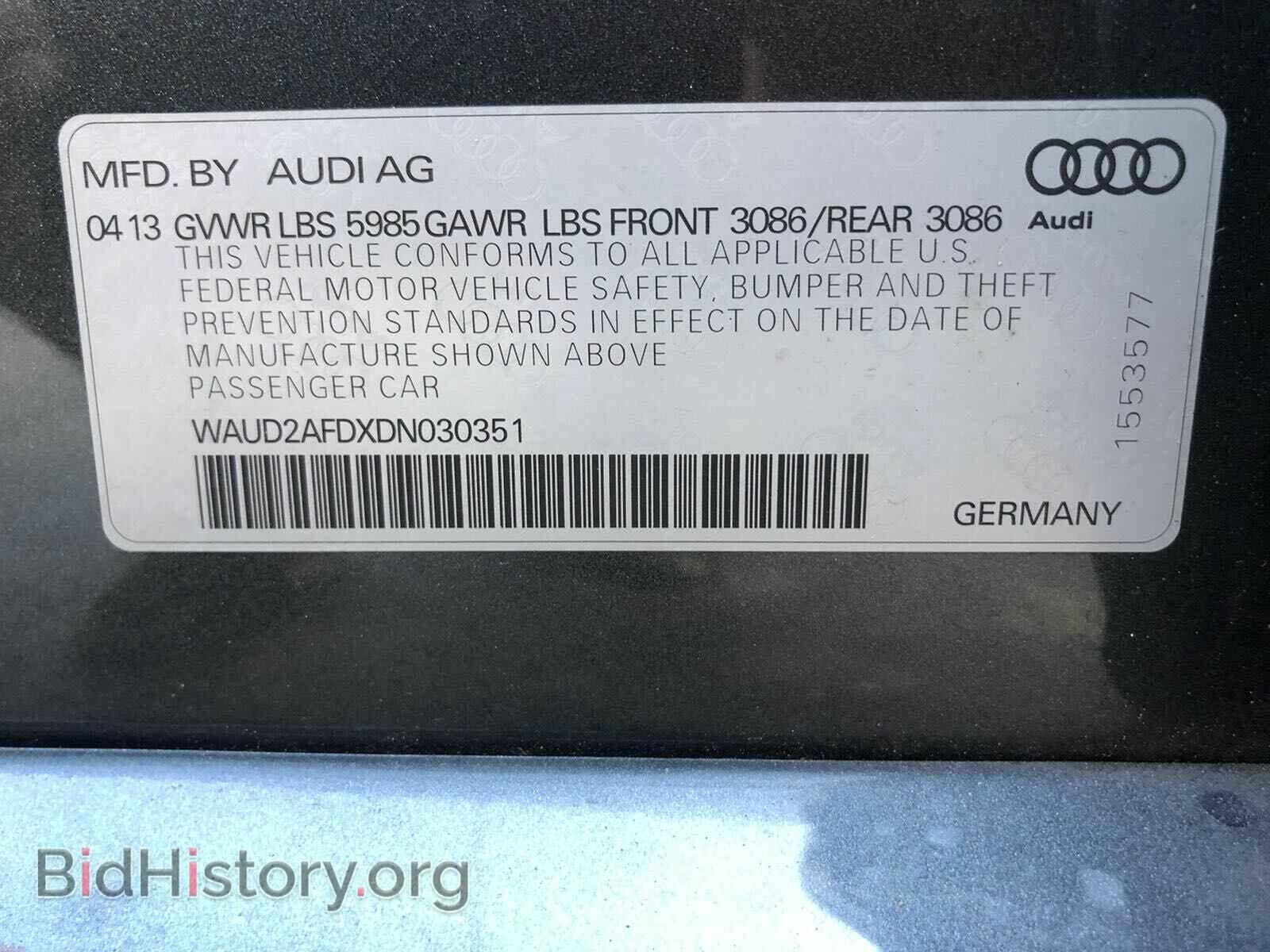2013 AUDI S8 - VIN: WAUD2AFDXDN030351 - Photo 10