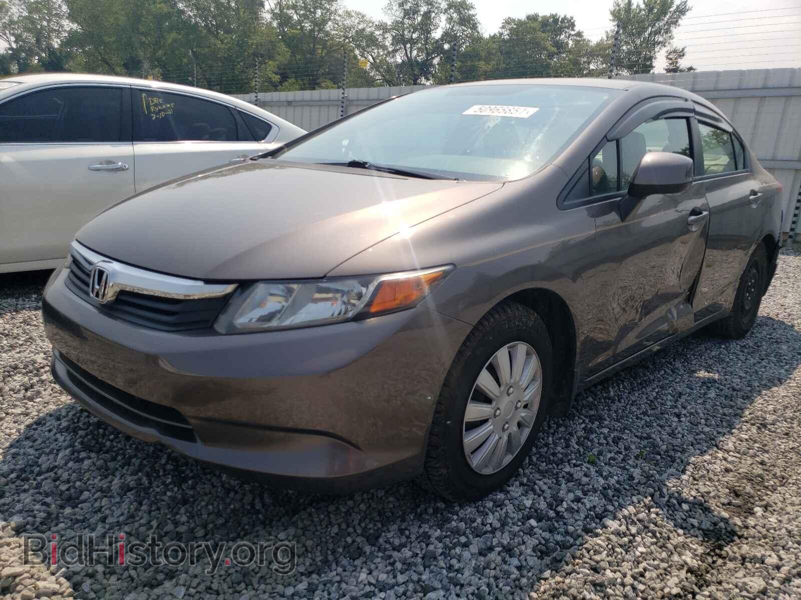 2012 HONDA CIVIC - VIN: 2HGFB2F53CH602606 - Фото 2