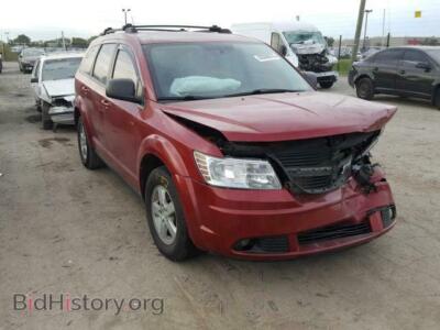2010 Dodge JOURNEY SE, red — VIN 3D4PG4FB7AT251339, Copart