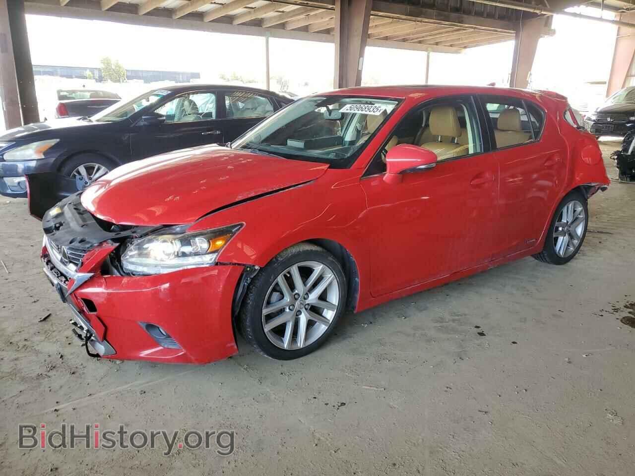 Photo JTHKD5BH3E2178251 - LEXUS CT 200 2014