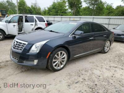 2014 Cadillac XTS Luxury Collection, blue — VIN 2G61M5S39E9289375, Copart