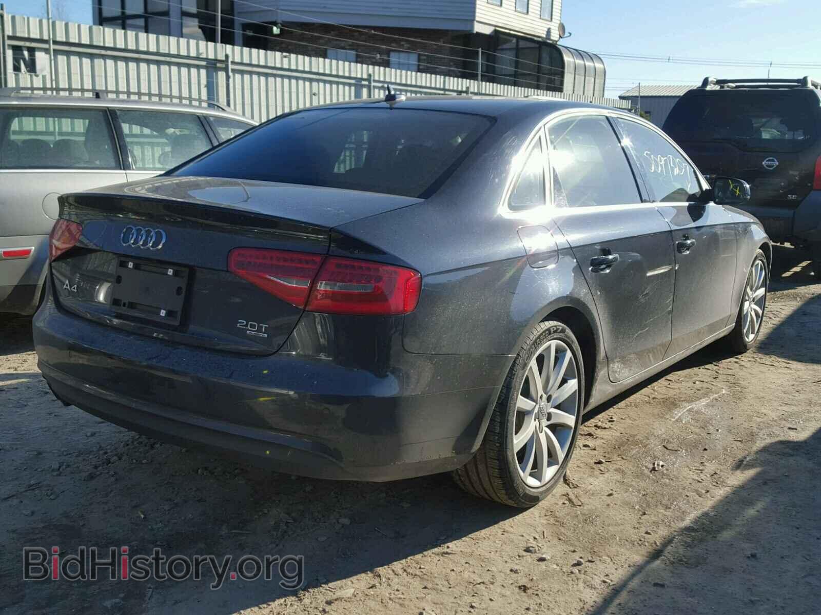 2013 AUDI A4 - VIN: WAUHFAFL3DN028678 - Фото 4
