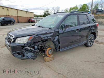 2018 Subaru FORESTER 2.5I Premium, черный — VIN JF2SJAEC6JH614859, Copart