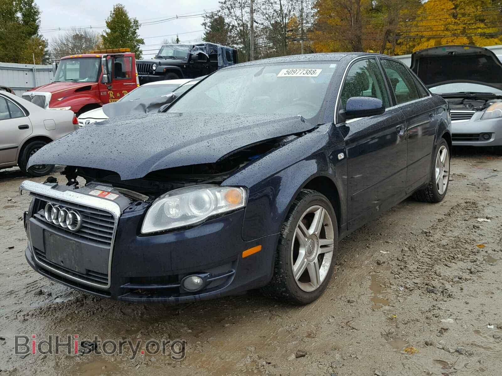 2007 AUDI A4 - VIN: WAUDF78E67A079202 - Фото 2