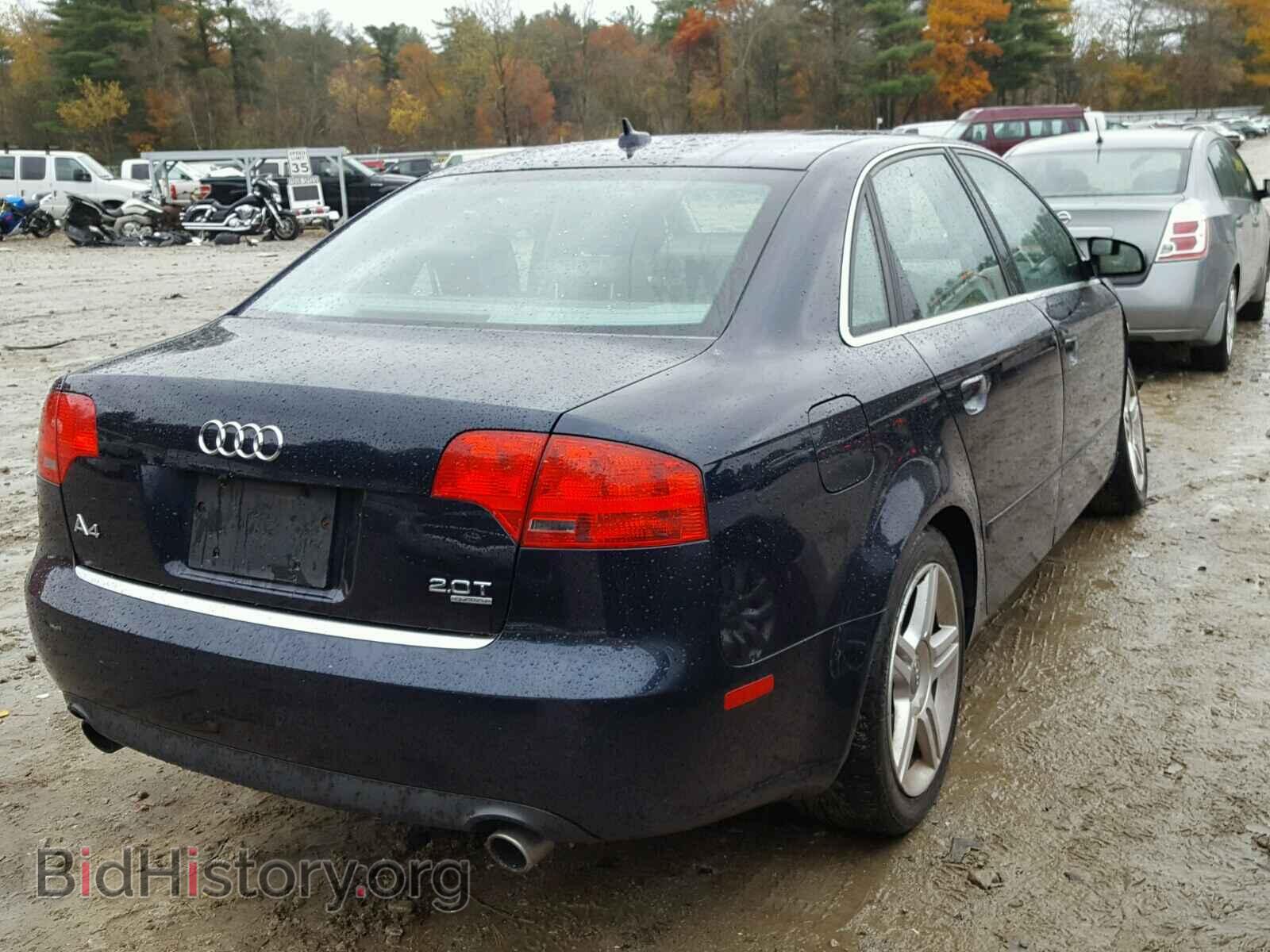 2007 AUDI A4 - VIN: WAUDF78E67A079202 - Фото 4