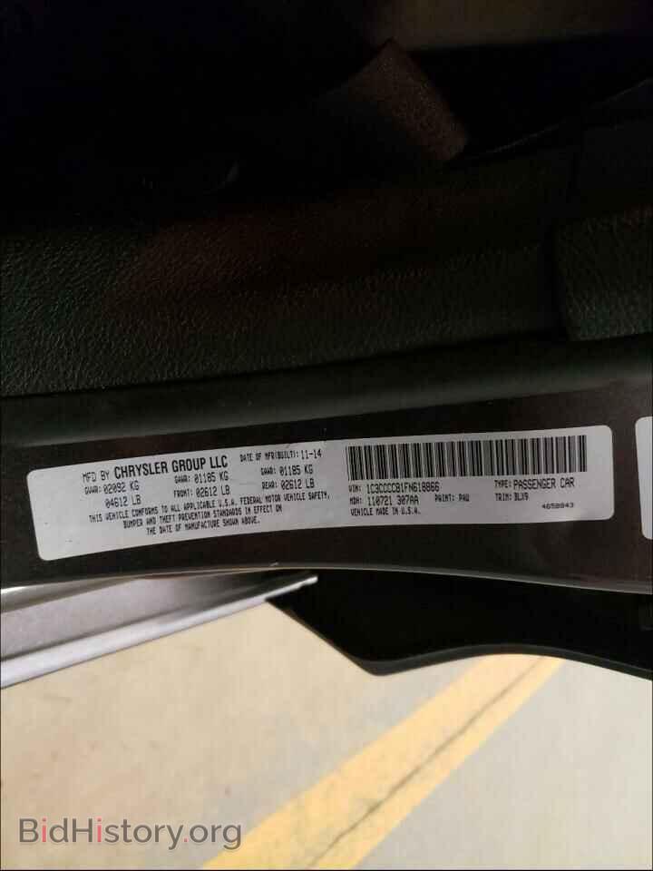 2015 CHRYSLER 200 - VIN: 1C3CCCCB1FN618866 - Photo 10