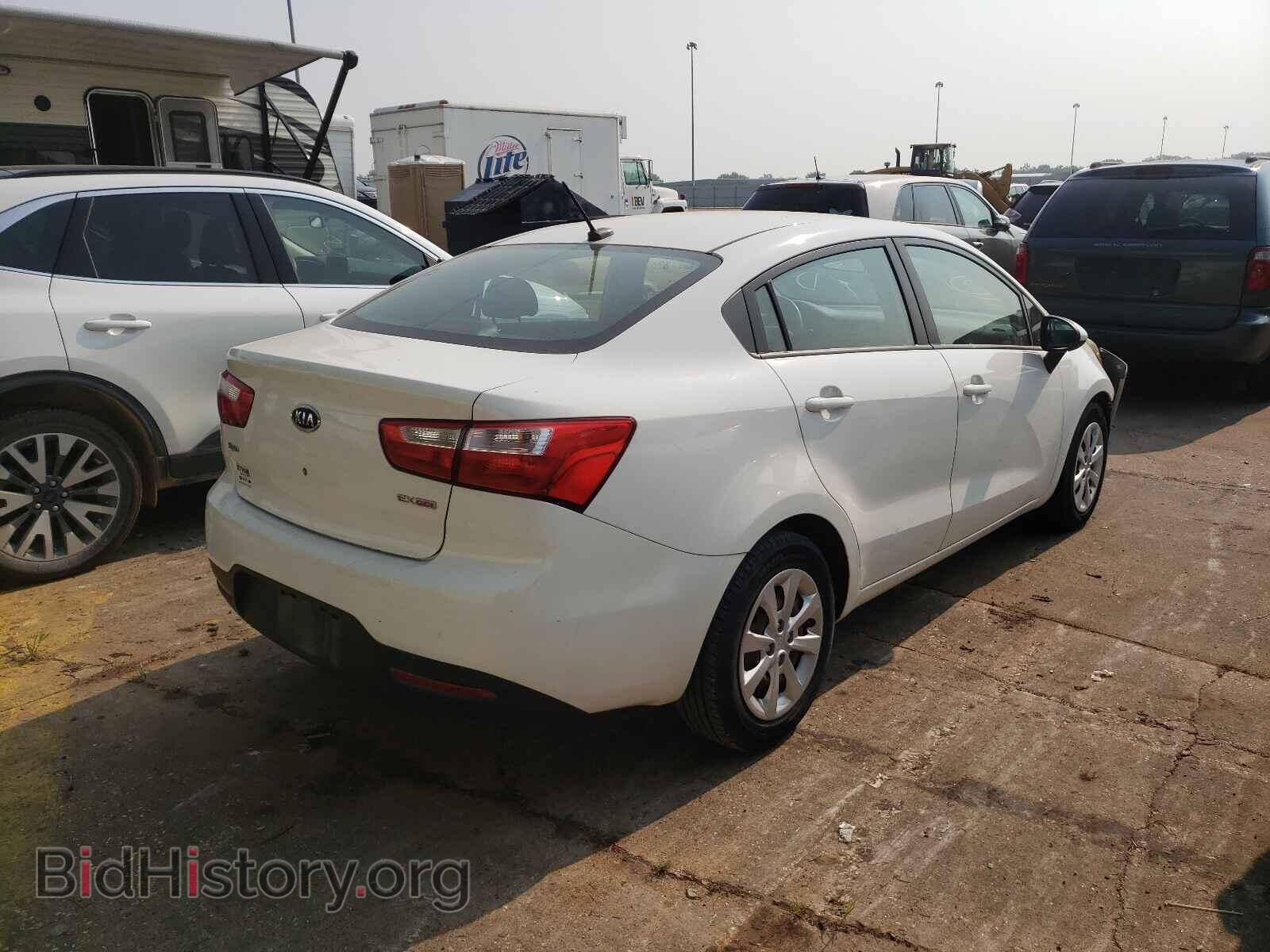 2012 KIA RIO - VIN: KNADN4A33C6068343 - Фото 4