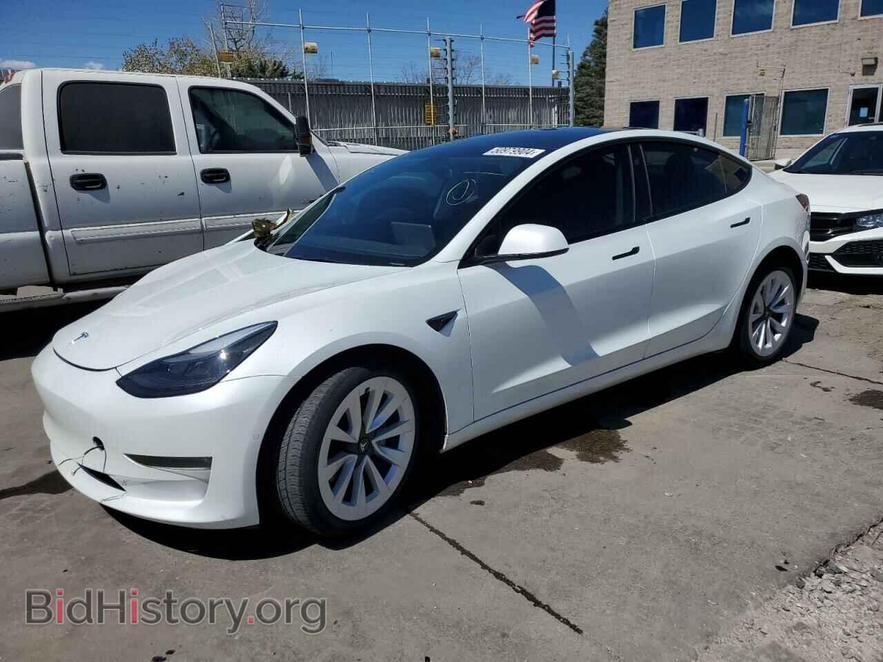 Photo 5YJ3E1EB6NF211775 - TESLA MODEL 3 2022