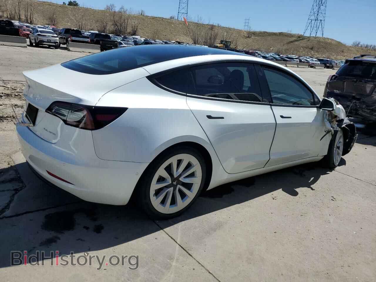 2022 TESLA MODEL 3 - VIN: 5YJ3E1EB6NF211775 - Фото 3