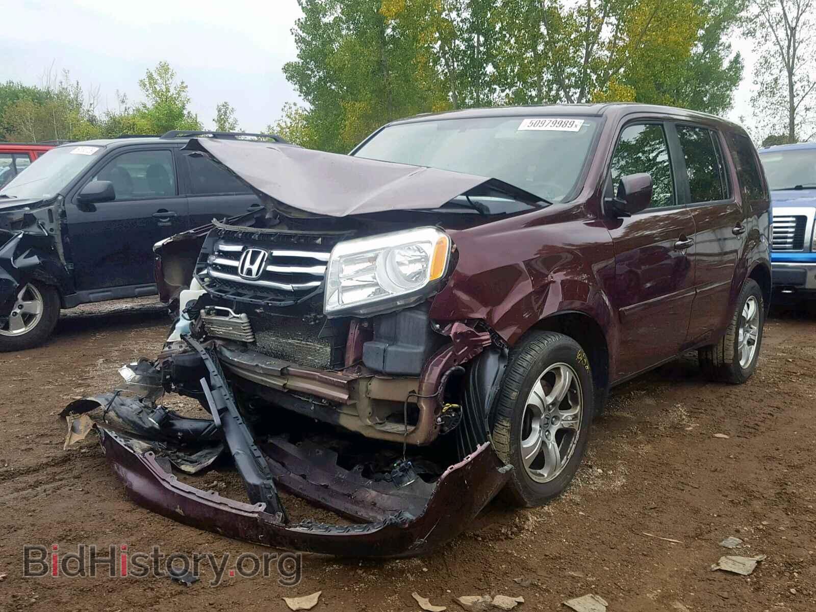 2013 HONDA PILOT EX - VIN: 5FNYF4H42DB035341 - Фото 2