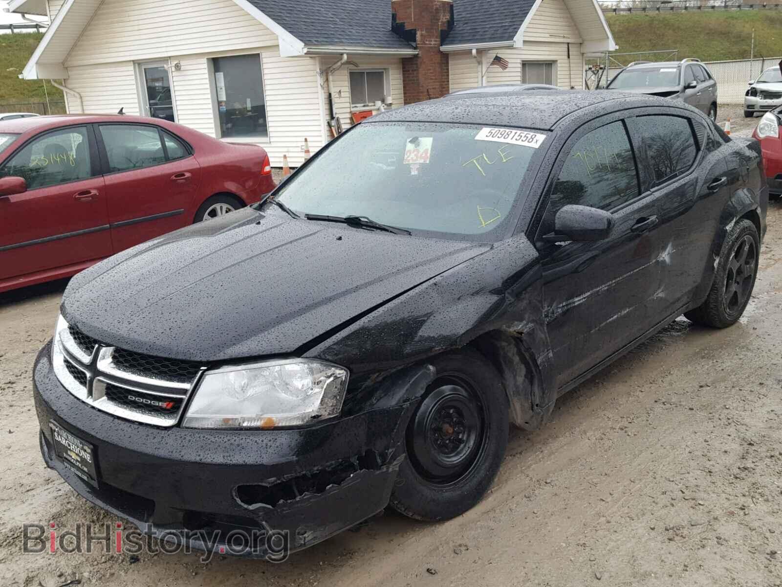 2014 DODGE AVENGER - VIN: 1C3CDZCB3EN162190 - Фото 2