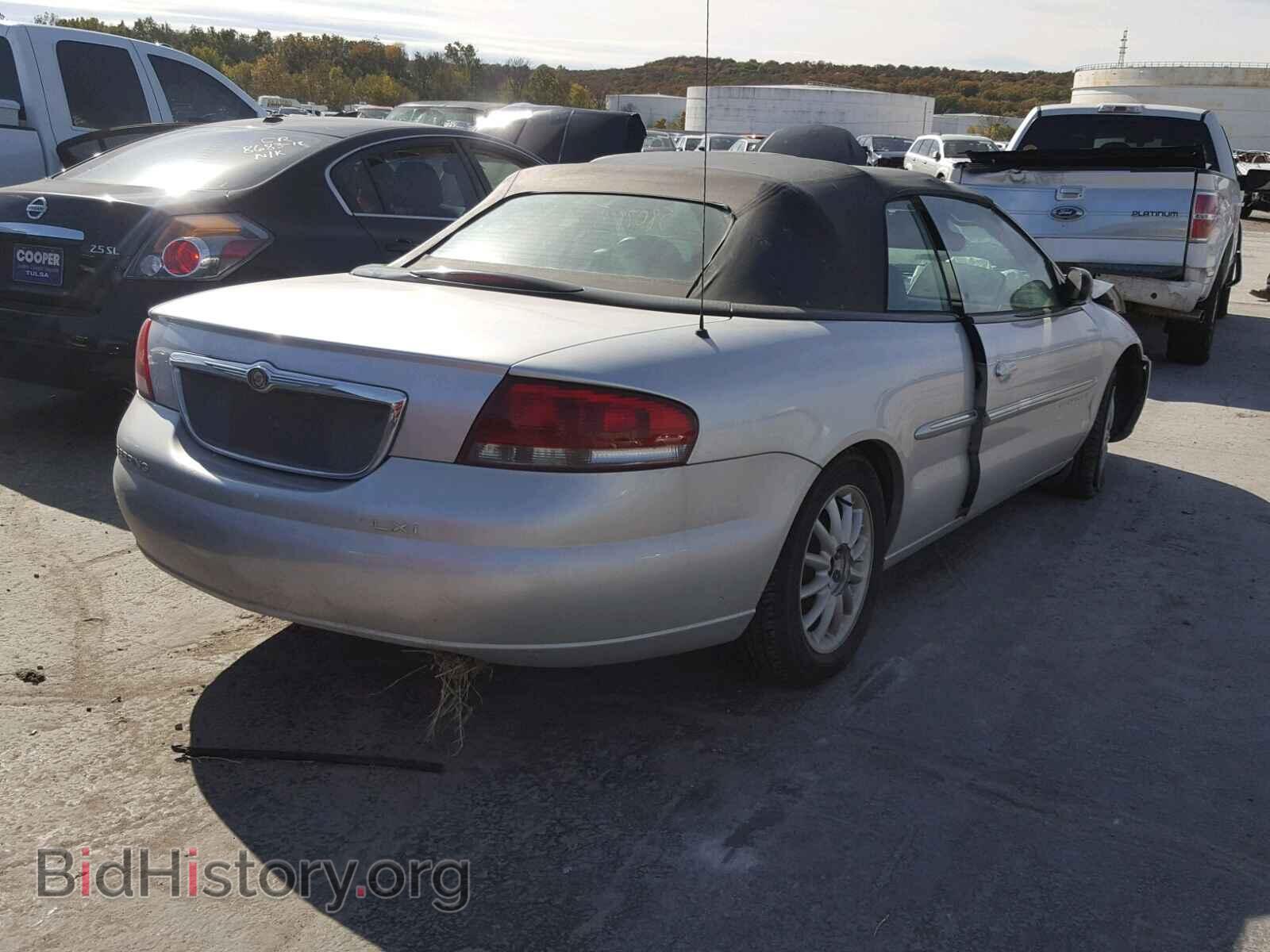 2001 CHRYSLER SEBRING - VIN: 1C3EL55U21N609718 - Фото 4