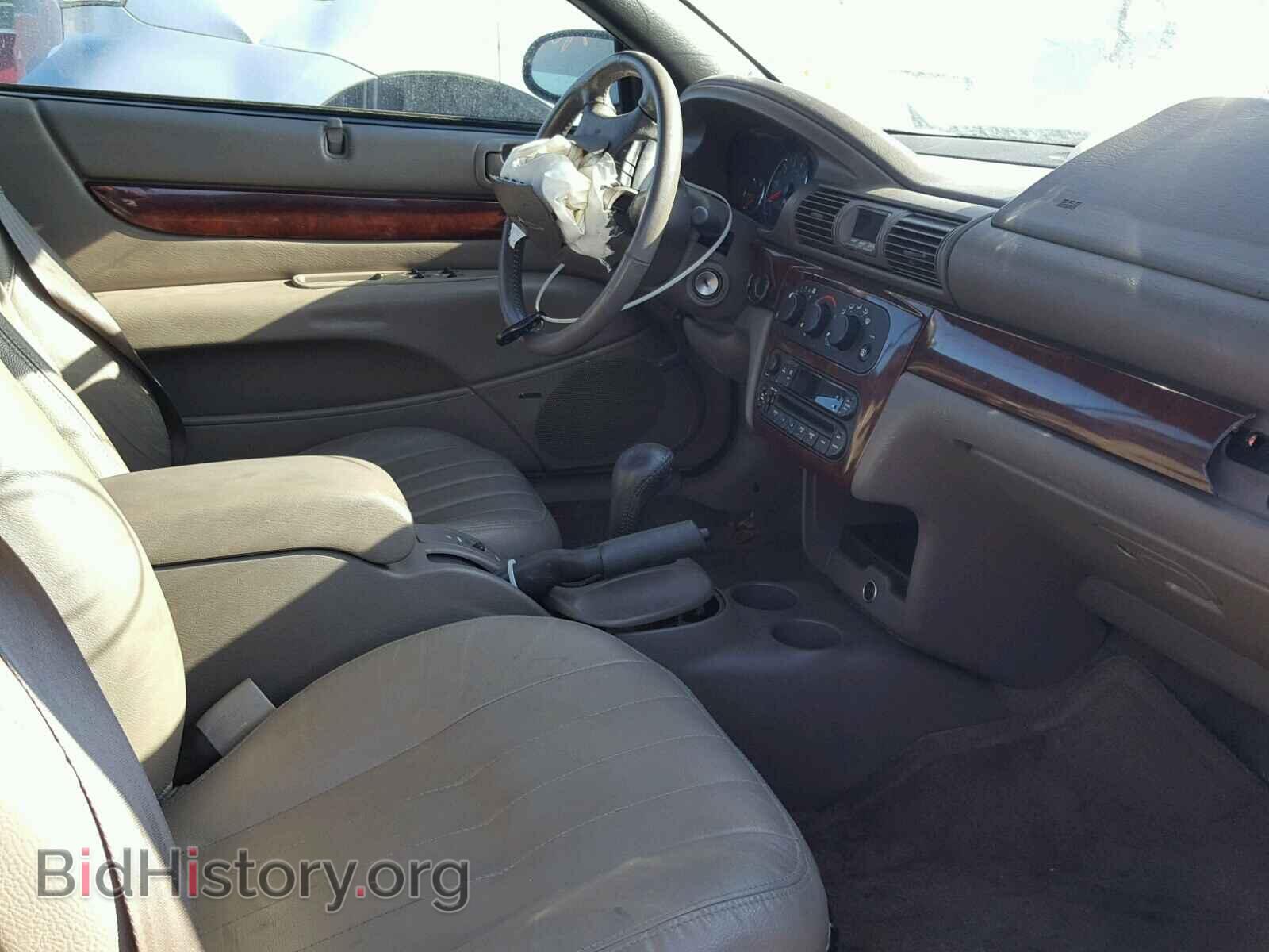 2001 CHRYSLER SEBRING - VIN: 1C3EL55U21N609718 - Фото 5