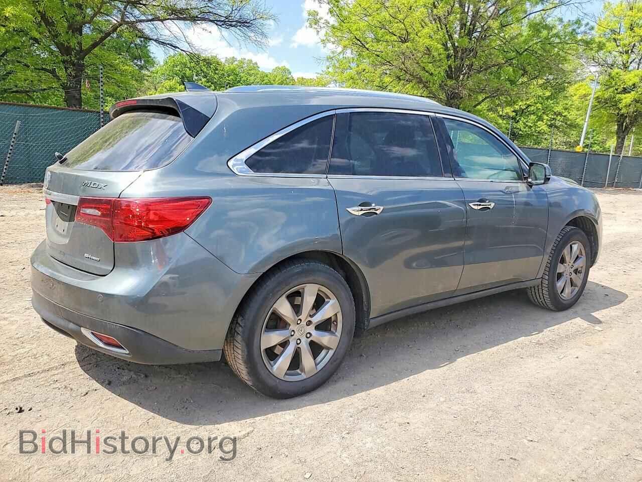 2014 ACURA MDX - VIN: 5FRYD4H80EB027635 - Фото 3