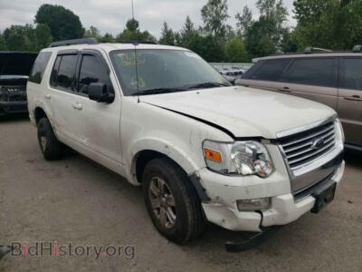 2010 Ford EXPLORER Explorer X, белый — VIN 1FMEU7DE3AUA93949, Copart