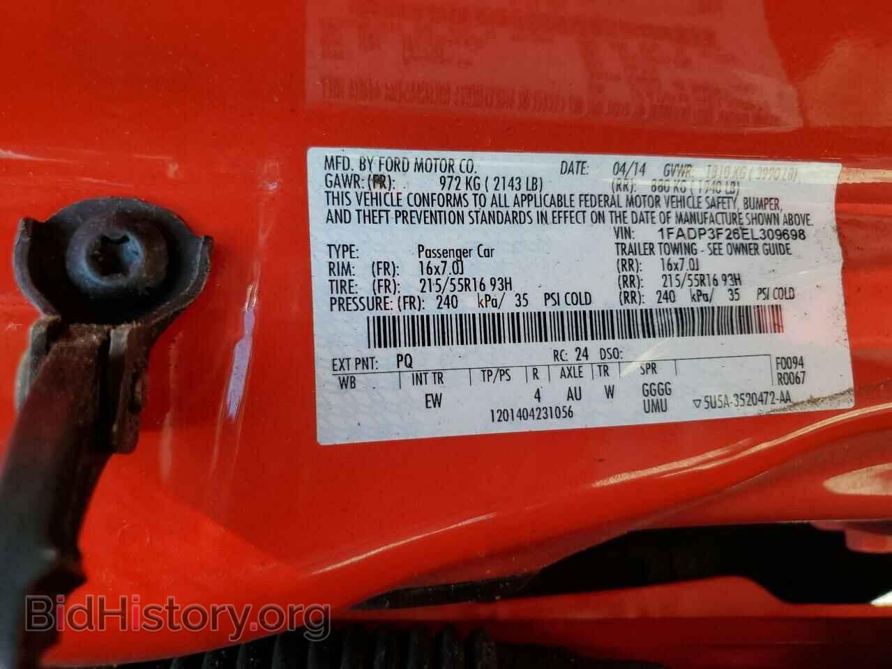 2014 FORD FOCUS - VIN: 1FADP3F26EL309698 - Photo 13