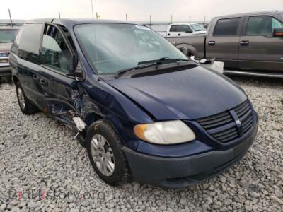 2006 Dodge CARAVAN Caravan SE, синий — VIN 1D4GP25E26B711841, Copart