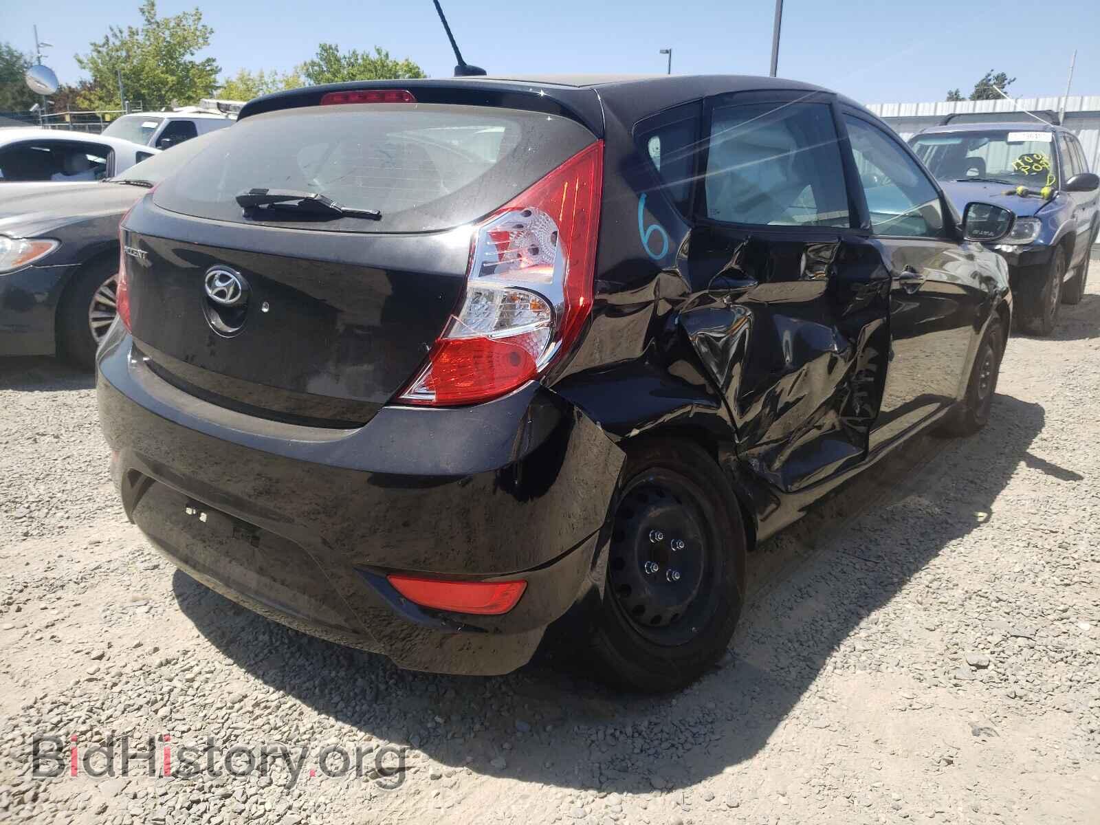 2017 HYUNDAI ACCENT - VIN: KMHCT5AE4HU343292 - Фото 4