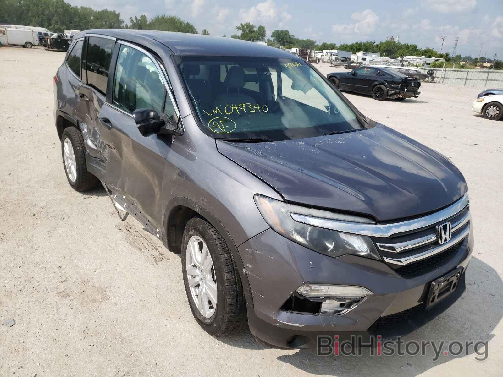 Фотография 5FNYF6H17GB049340 - HONDA PILOT 2016