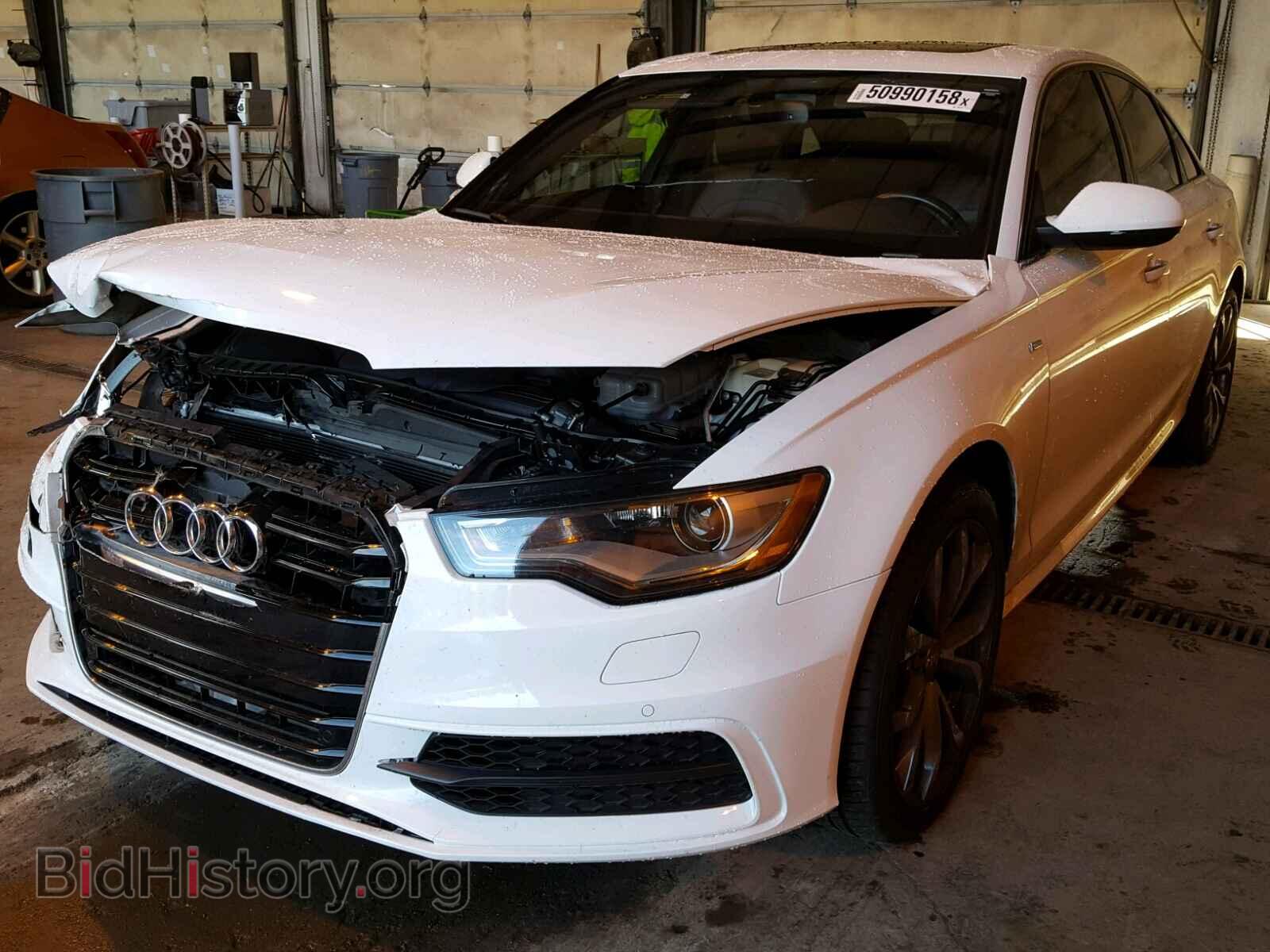 2014 AUDI A6 - VIN: WAUHMAFC2EN083131 - Фото 2