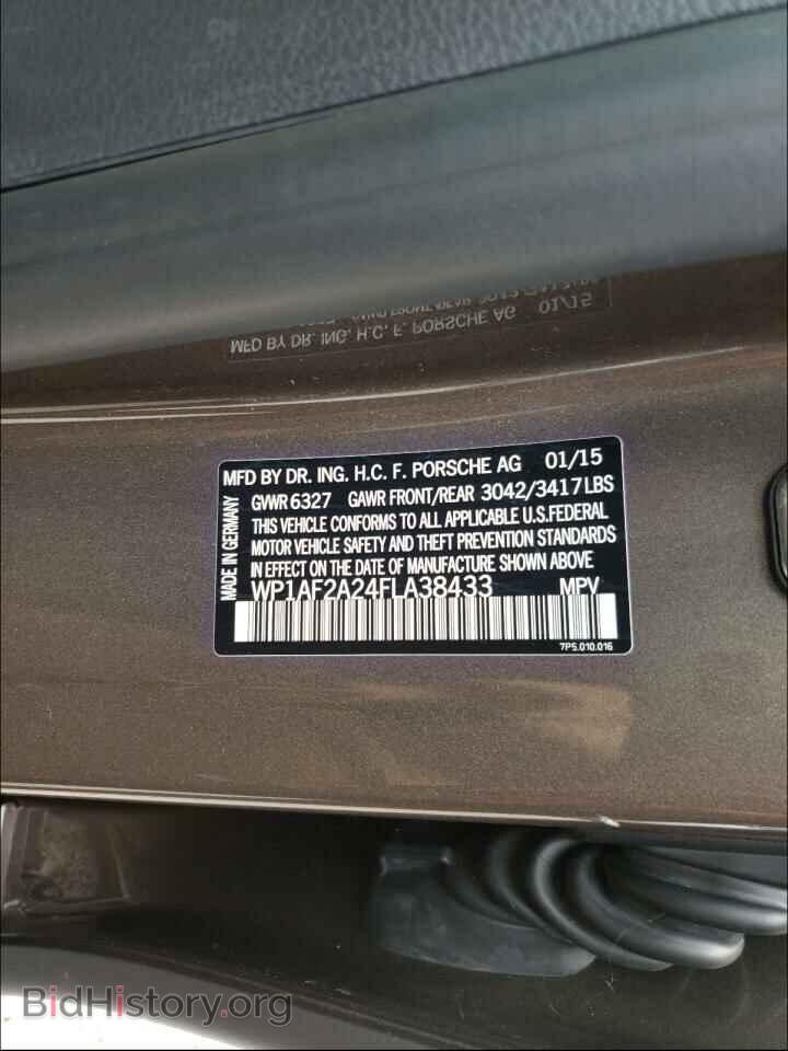 2015 PORSCHE CAYENNE - VIN: WP1AF2A24FLA38433 - Фото 10
