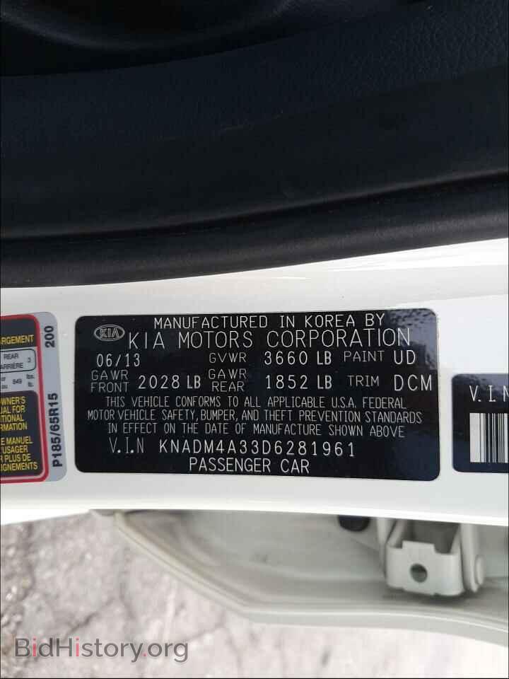 2013 KIA RIO - VIN: KNADM4A33D6281961 - Photo 10