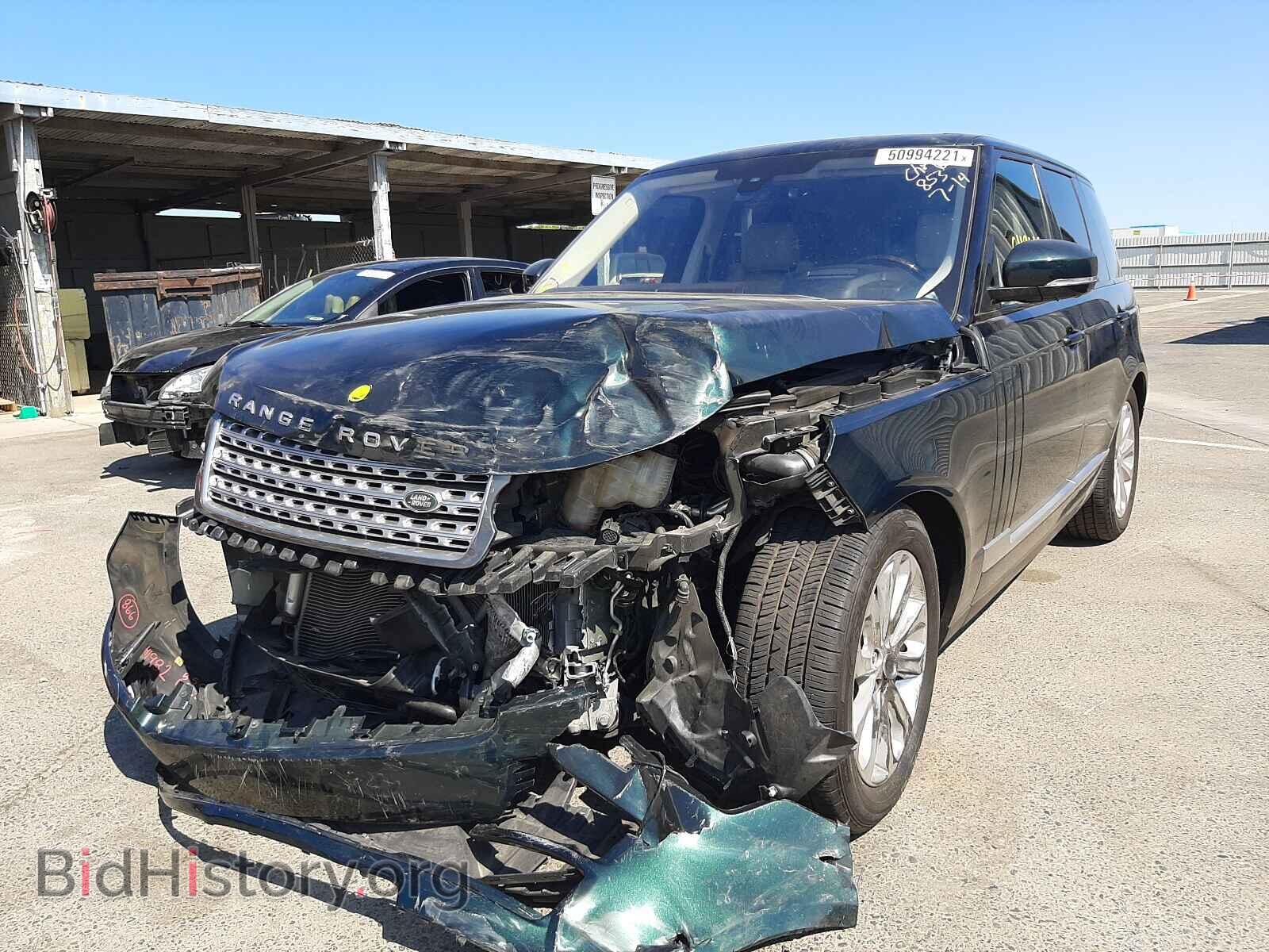 2016 LAND ROVER RANGEROVER - VIN: SALGS2PF3GA312213 - Фото 2