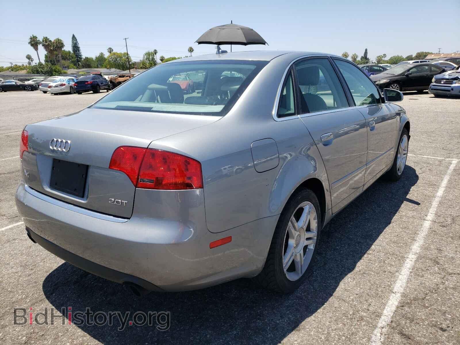 2007 AUDI A4 - VIN: WAUAF78E87A041652 - Photo 4