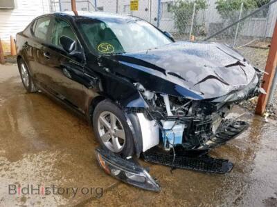 2015 Kia OPTIMA LX, черный — VIN KNAGM4A73F5662203, Copart