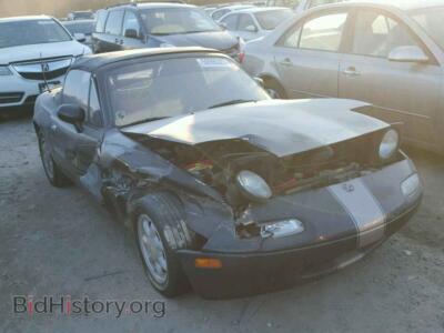 1993 Mazda MIATA MX-5 Miata, черный — VIN JM1NA3511P1408520, Copart