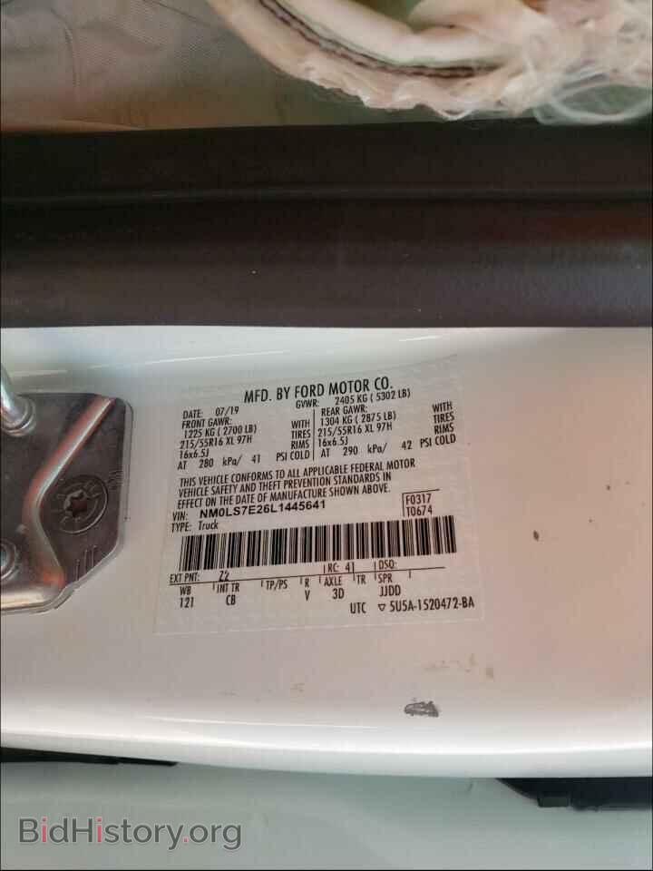 2020 FORD TRANSIT CO - VIN: NM0LS7E26L1445641 - Фото 10