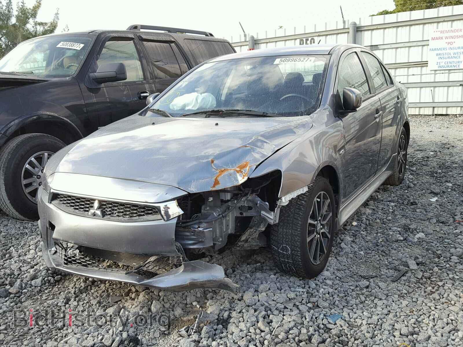 2017 MITSUBISHI LANCER - VIN: JA32U2FU6HU000705 - Фото 2