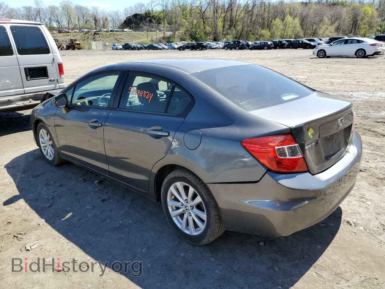 2012 HONDA CIVIC - VIN: 2HGFB2F87CH567532 - Фото 2