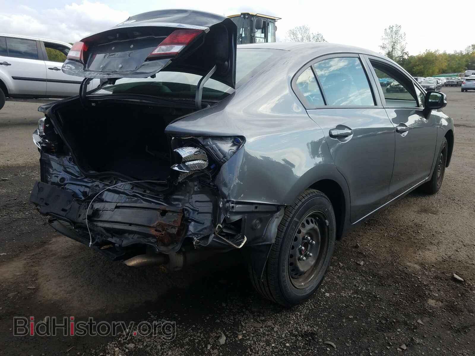 2013 HONDA CIVIC - VIN: 19XFB2F52DE238643 - Фото 4